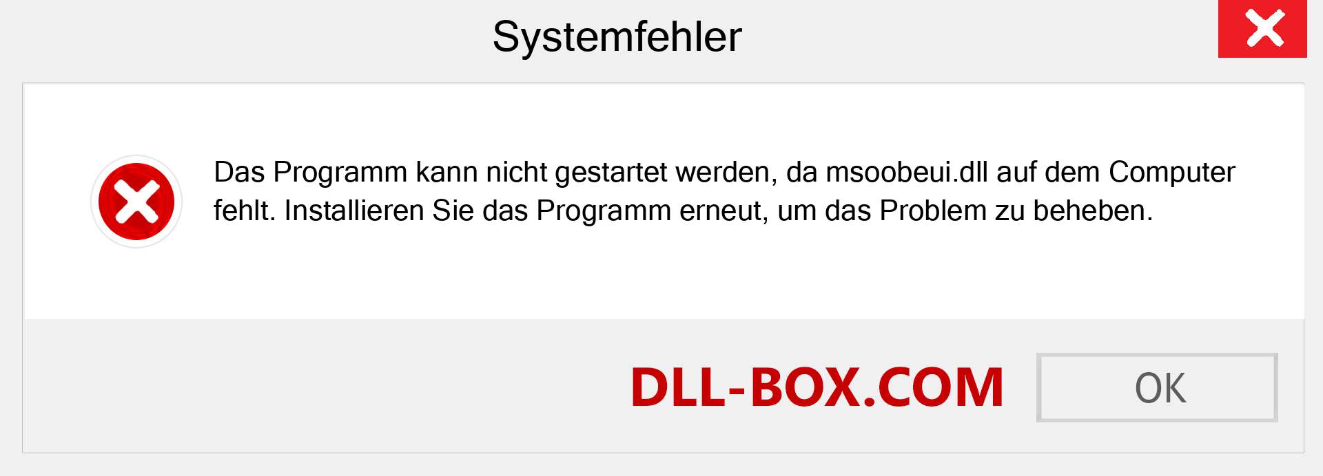 msoobeui.dll-Datei fehlt?. Download für Windows 7, 8, 10 - Fix msoobeui dll Missing Error unter Windows, Fotos, Bildern